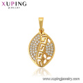 33686 xuping joyería de moda 24k chapado en oro colgante de estilo de lujo colgante